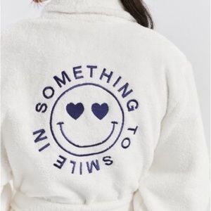 Something Navy Something to Smile in Robe